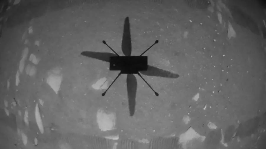 Вертолёт NASA совершил первый испытательный полёт на Марсе