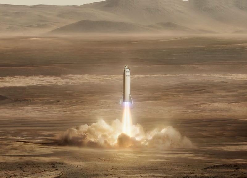 Илон Маск назвал сроки запуска космического корабля Starship